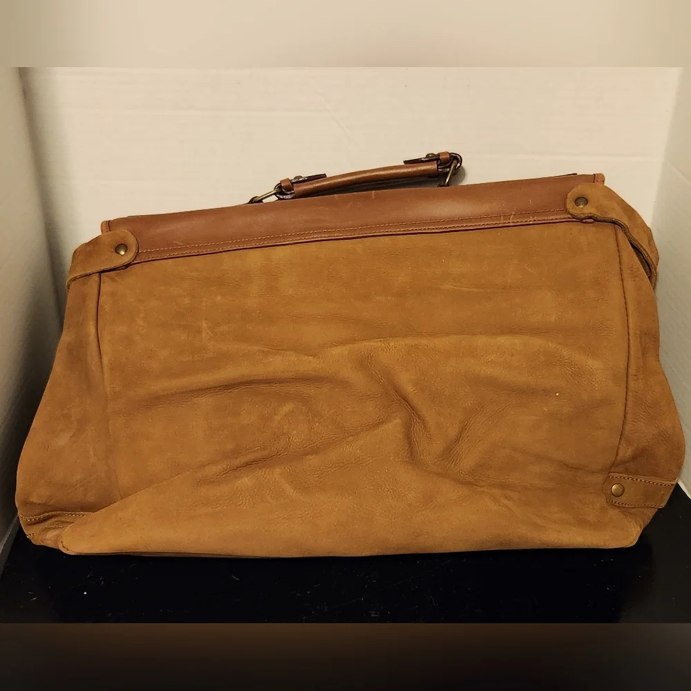 Vintage Marlboro Leather Messenger Bag, Satchel, Briefcase,Book Bag Etc